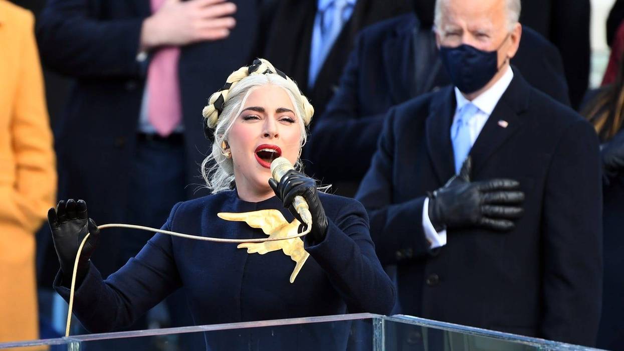 Lady Gaga sings national anthem during the 2021 Presidential Inauguration