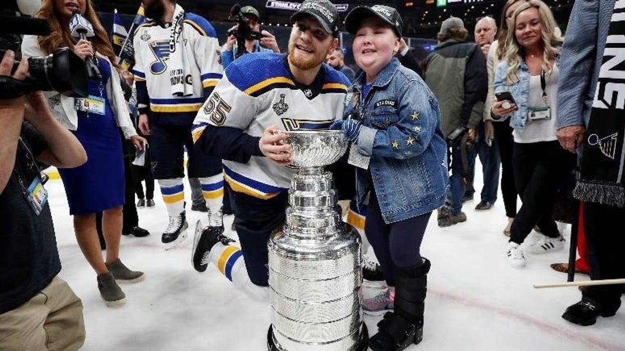 Laila Anderson and Stanley Cup