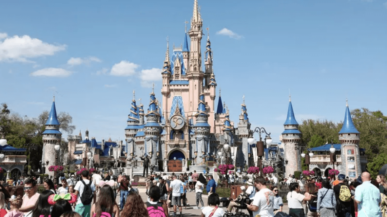 LAKE BUENA VISTA, FLORIDA - MARCH 03: A general view of Cinderella's Castle at Walt Disney World Resort on March 03, 2022 in Lake Buena Vista, Florida.
