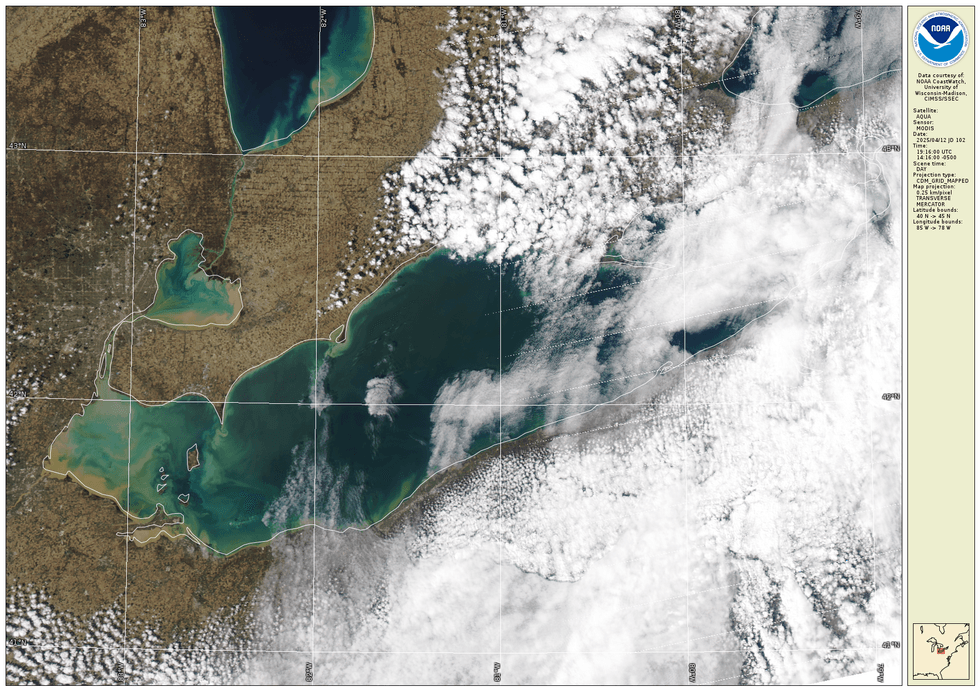 Lake Erie ice boom