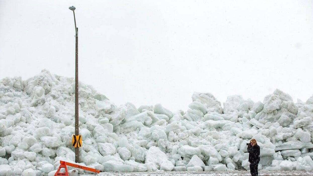 Lake Erie ice