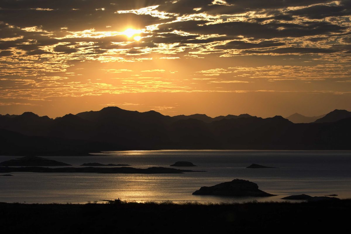 Lake Mead at sunset