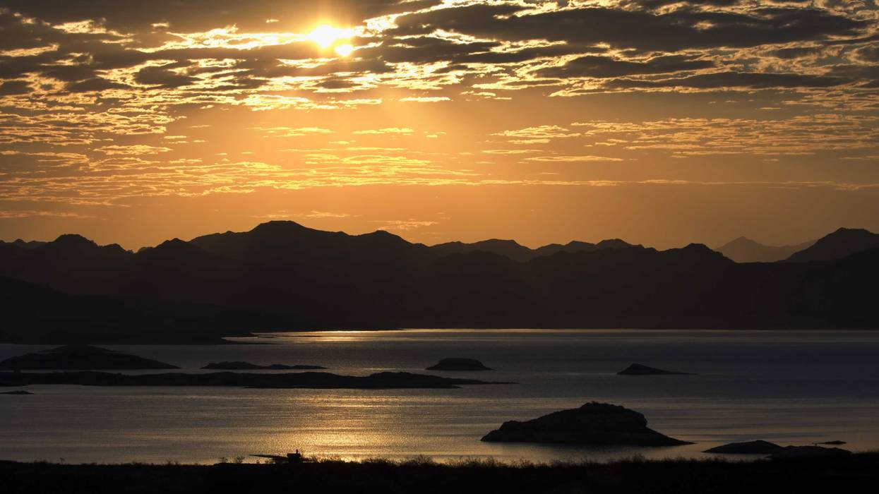 Lake Mead at sunset