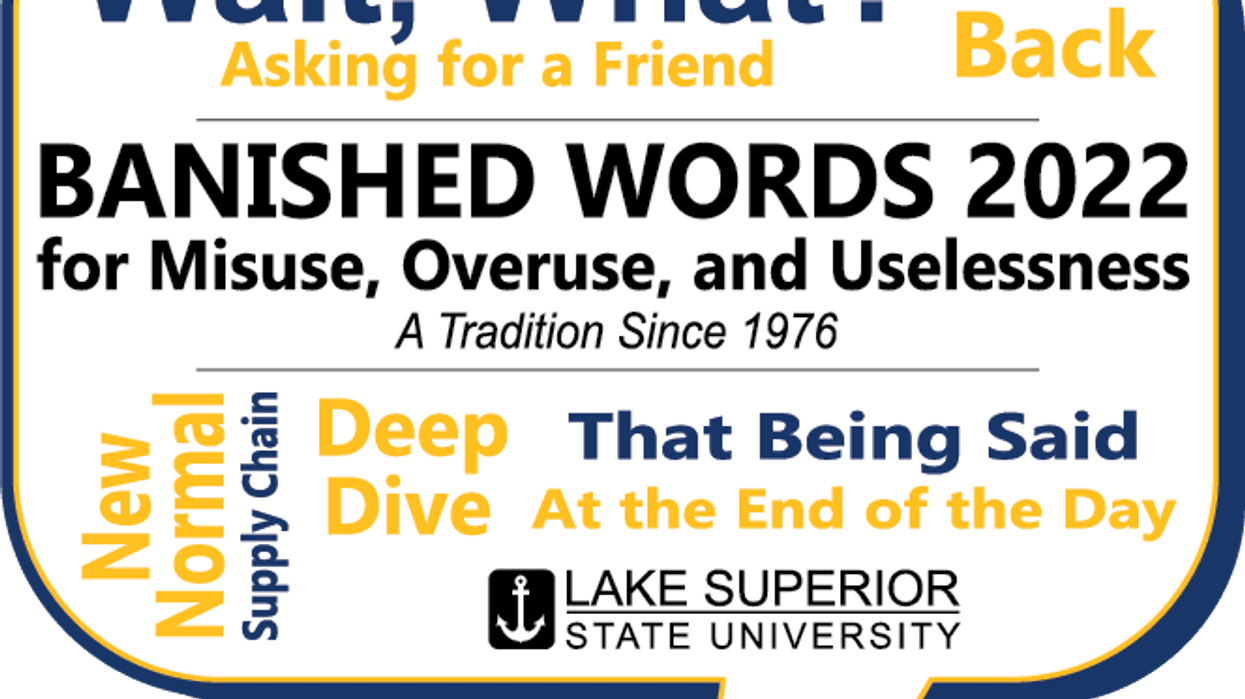 Lake Superior State University banished words
