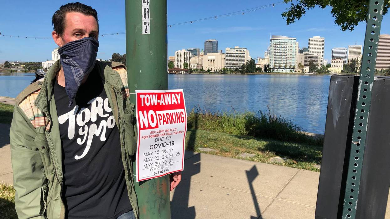 Lakegoers will see more signs warning of possible fines if they violate distancing orders at Lake Merritt.