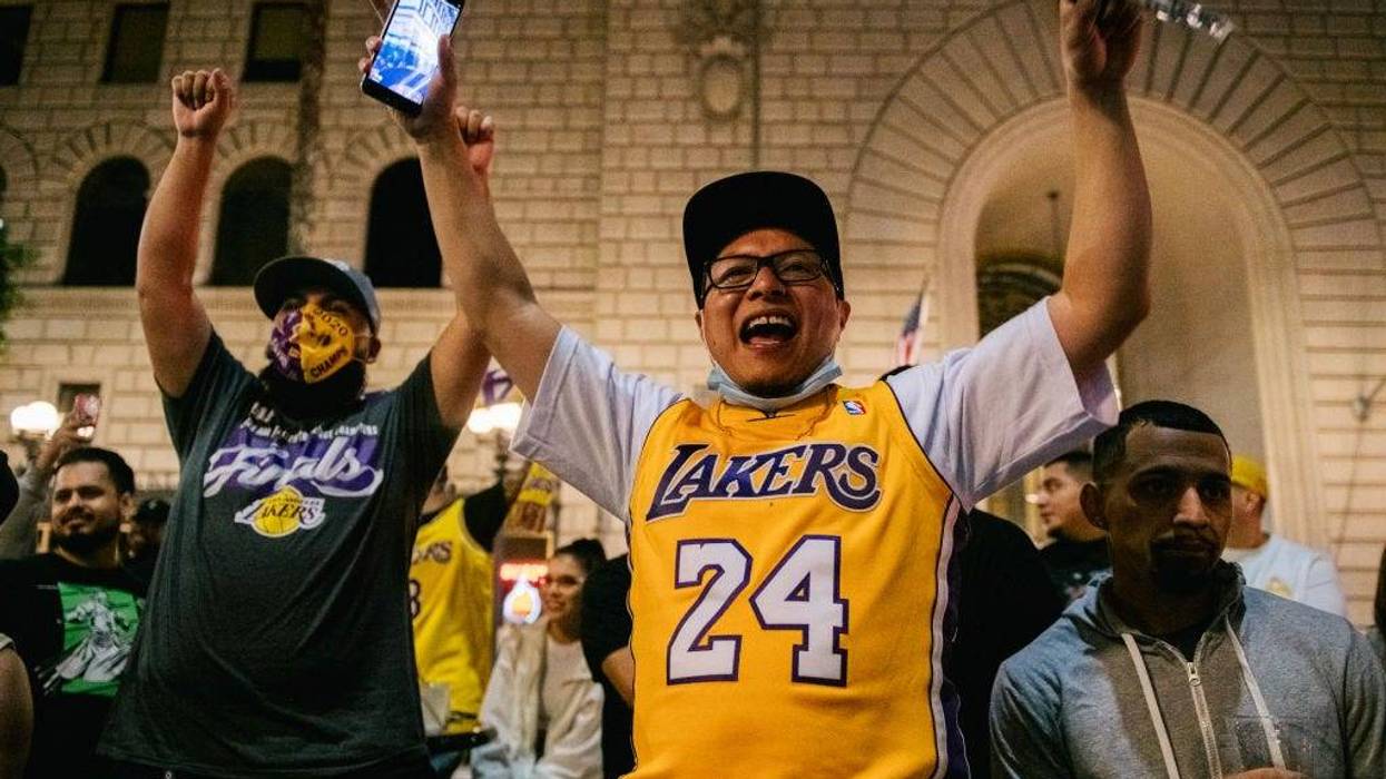 Lakers fans.