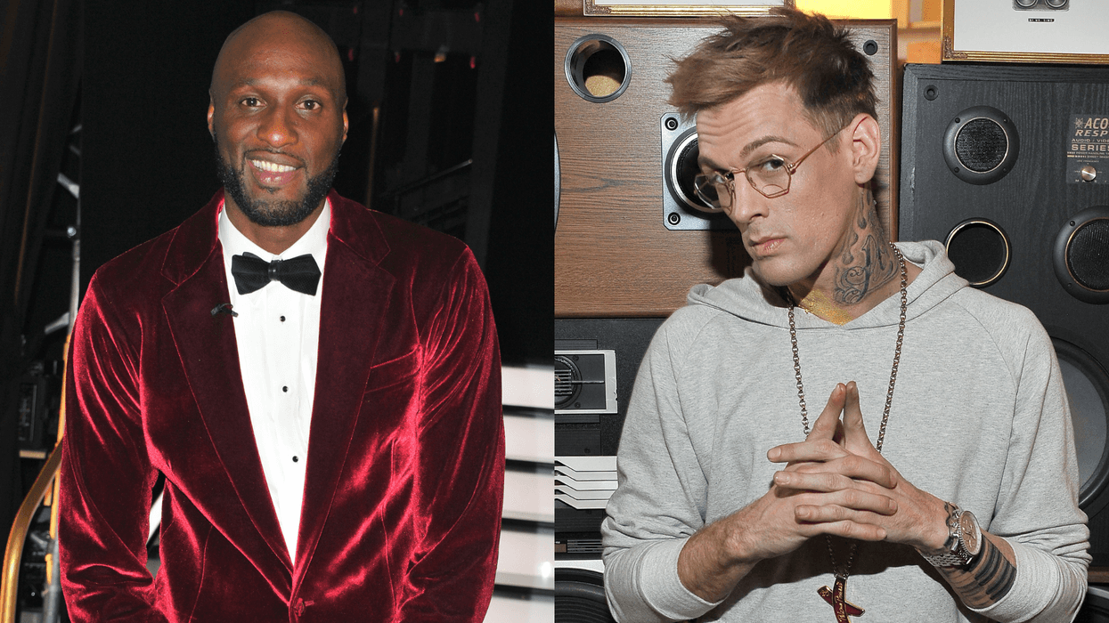 Lamar Odom, Aaron Carter