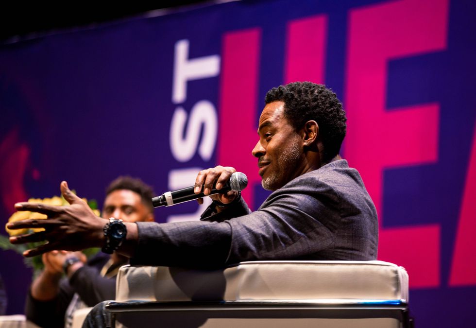 Lamman Rucker at the Just Heal Bro conference for Black men