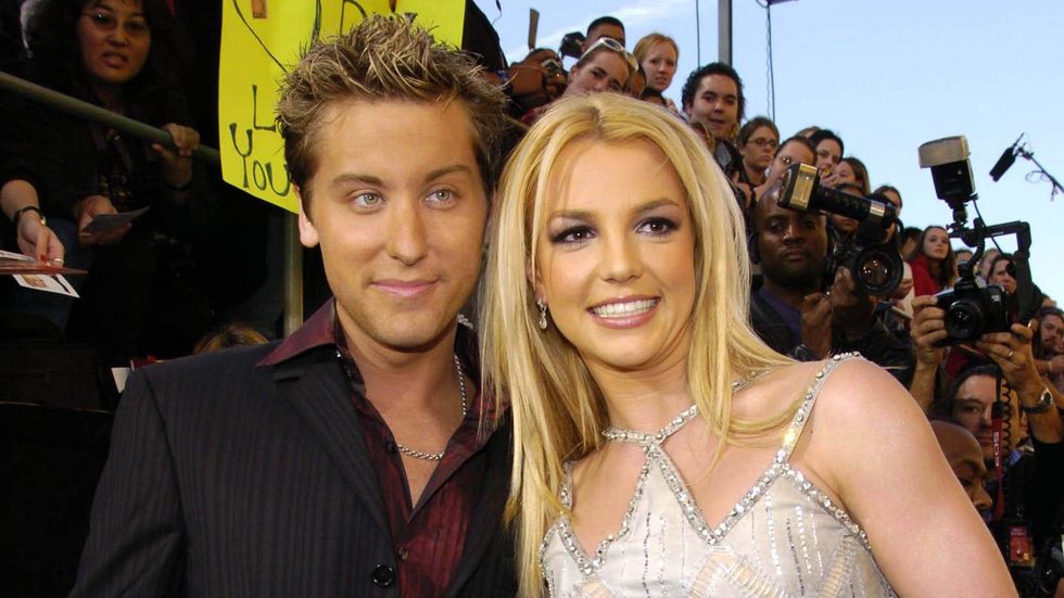 Lance Bass and Britney Spears
