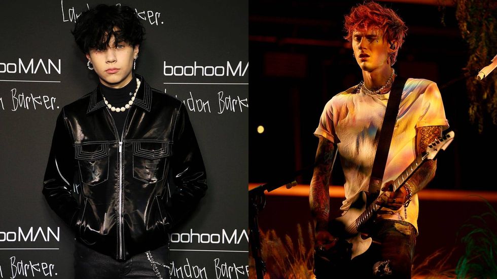 As Travis Barker was hospitalized in LA, his son performed 'Die in California' on stage with MGK