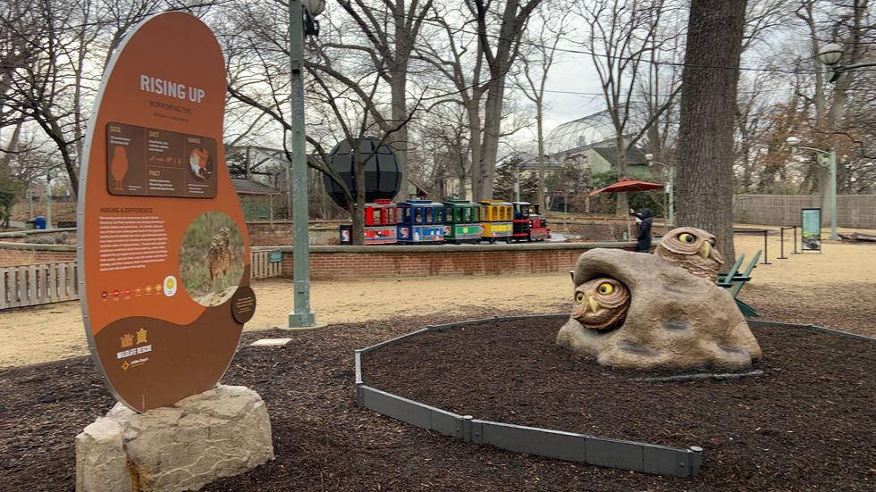 Larger-than-life sculptures at the Philadelphia Zoo