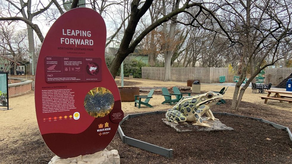 Larger-than-life sculptures at the Philadelphia Zoo