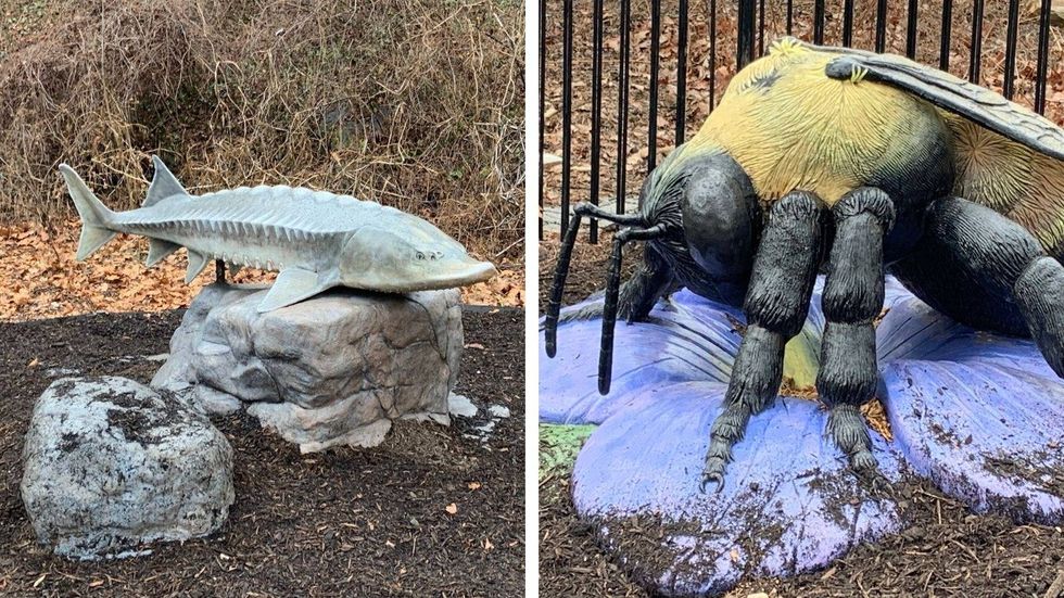 Larger-than-life sculptures at the Philadelphia Zoo
