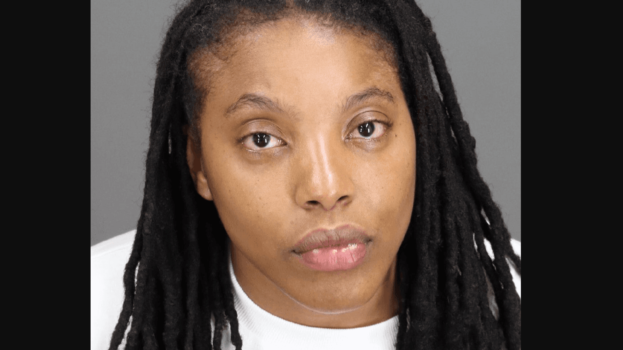 Lariah Stevens in a booking photo