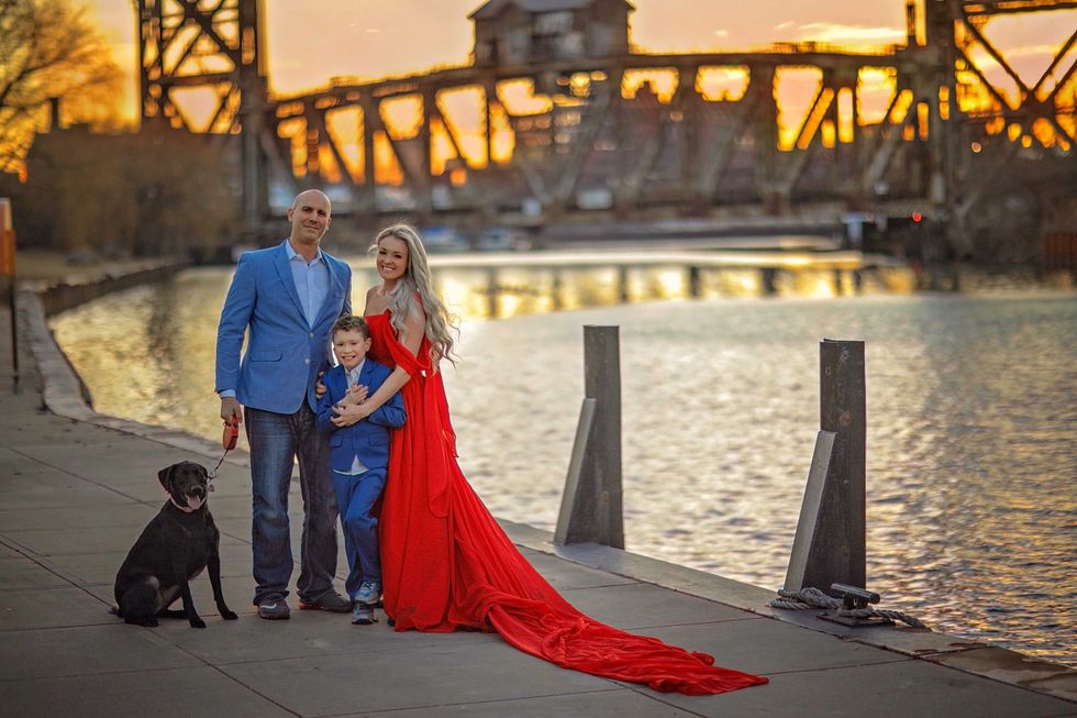 Lauren Ashley Grenda with family.