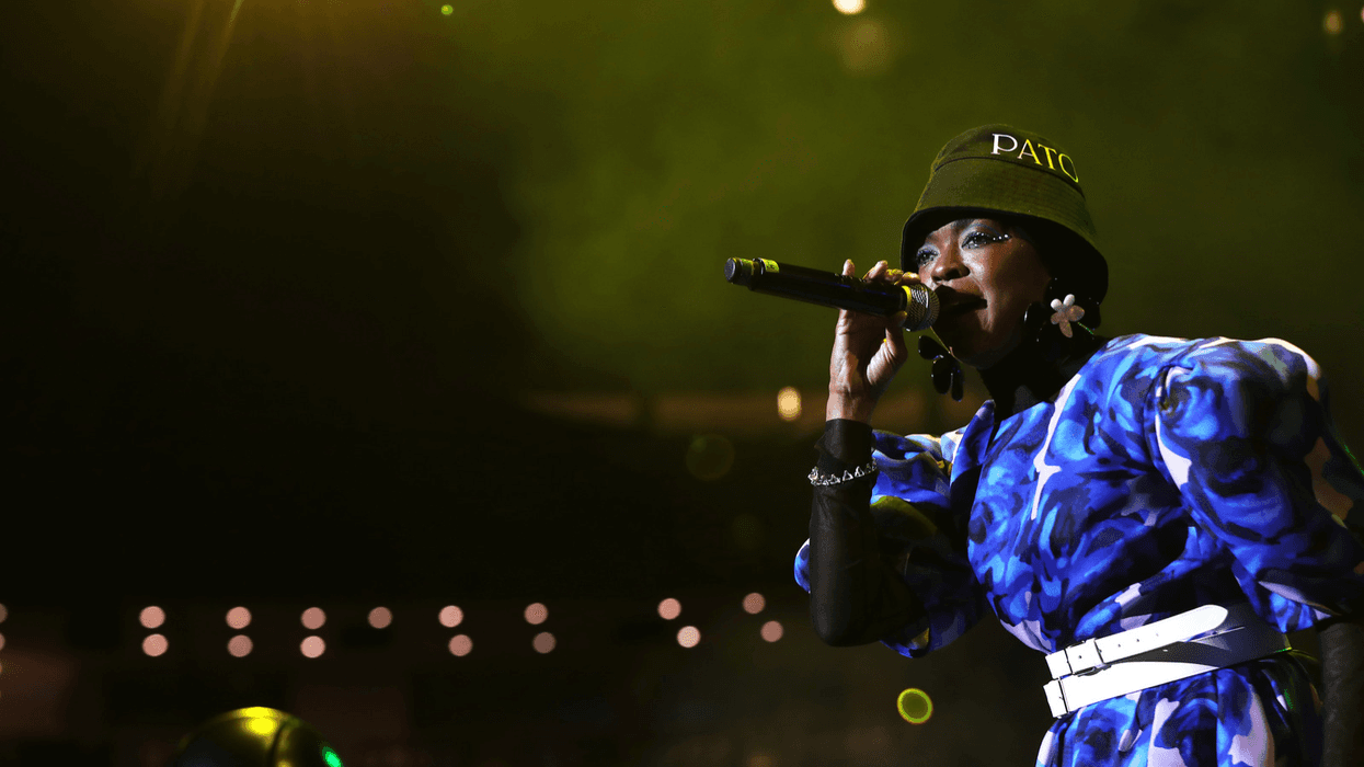 Lauryn Hill performs onstage during the 2022 Essence Festival of Culture in New Orleans.