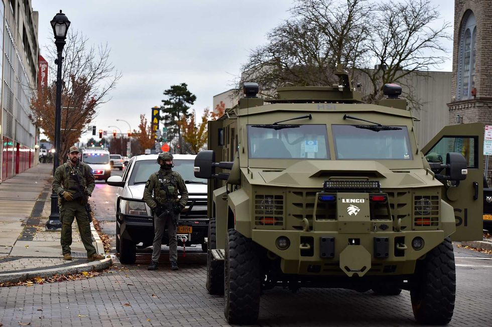 Law enforcement blocked entrance to the Rainbow Bridge following Wednesday