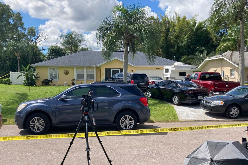 Law enforcement officials swarmed a home in North Port, Fla. on Monday, Sept. 20, 2021, in the disappearance of Gabby Petito, whose body was apparently discovered over the weekend at a Wyoming national park