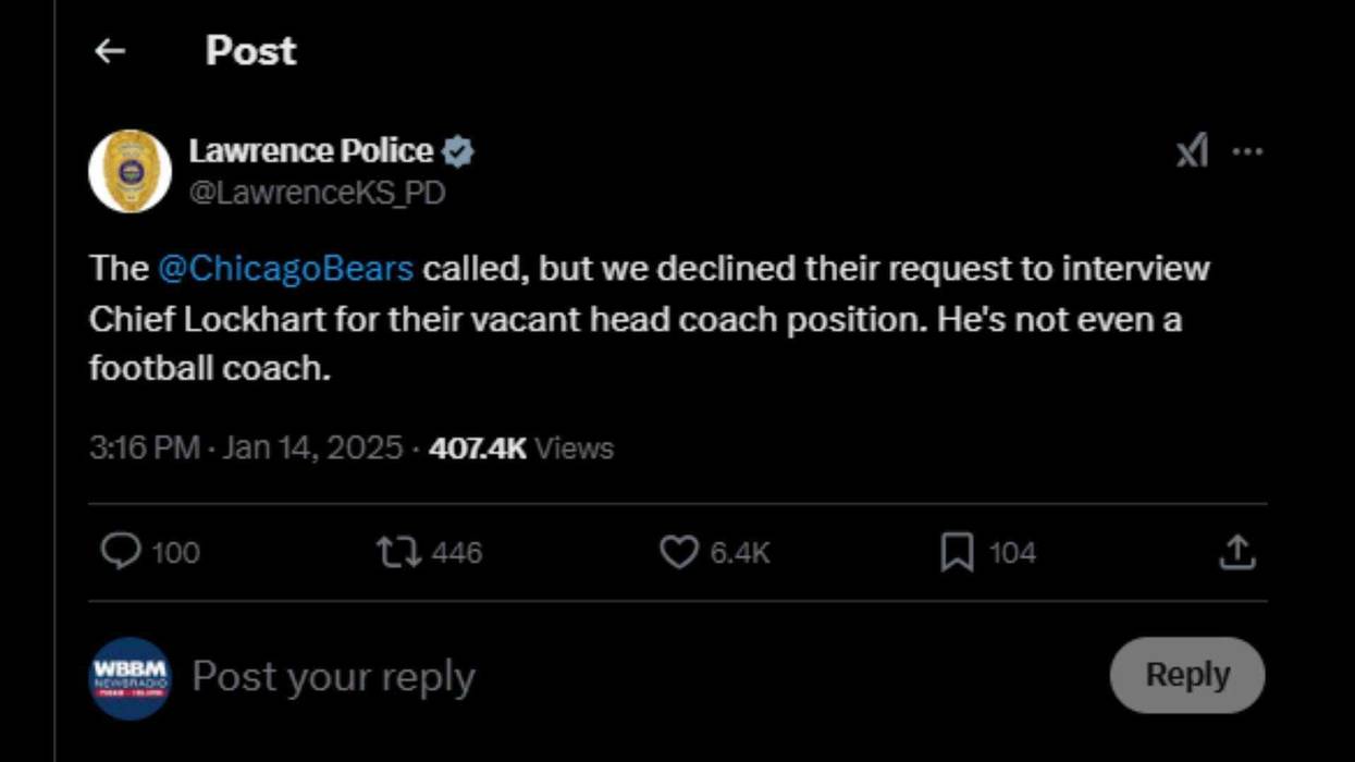 Lawrence, Kansas Police Department social media post