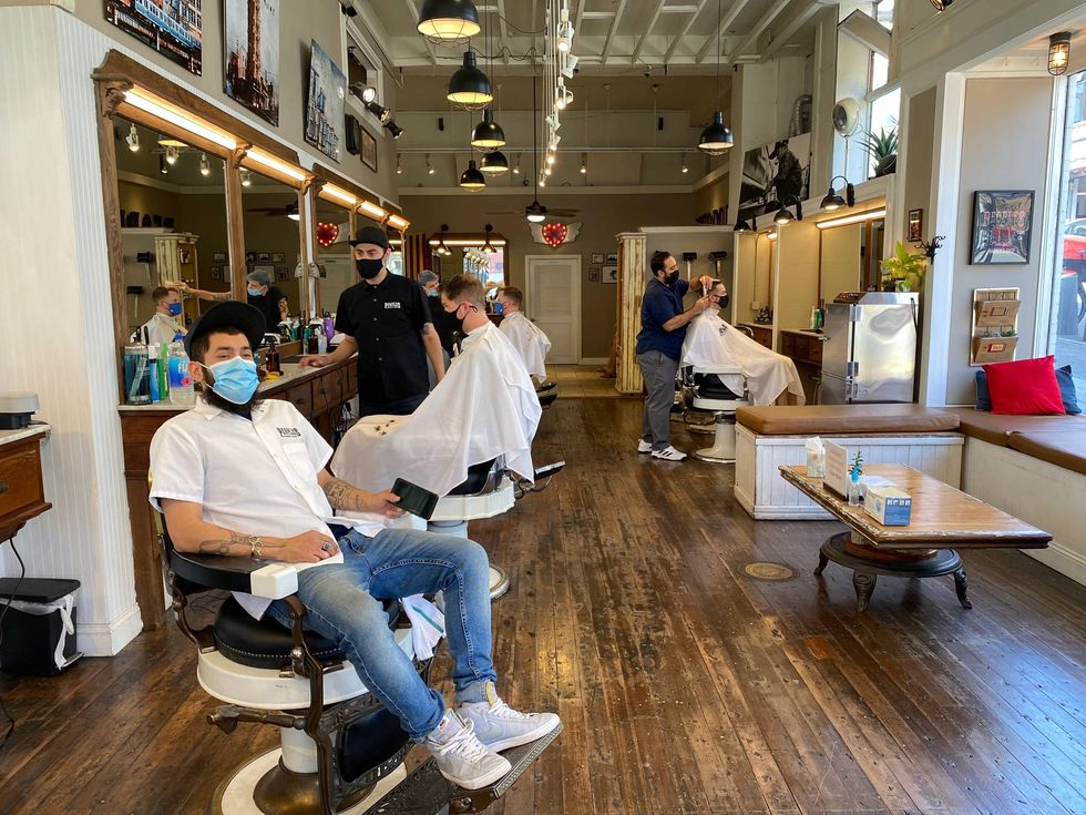 Lead Barber, Juan Sosa, at People