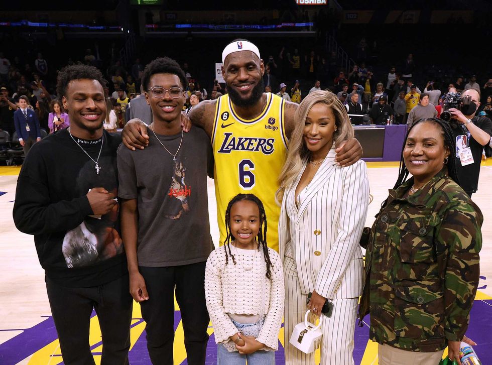 Lebron James & Family