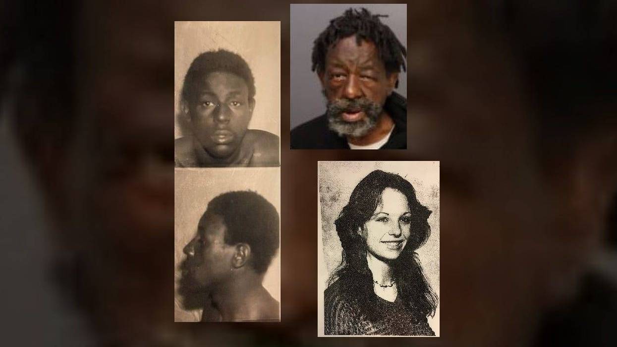 Left and top right: Wayne Walker, the suspect arrested Friday. Bottom right: Denise Pierson, who was killed in 1981.