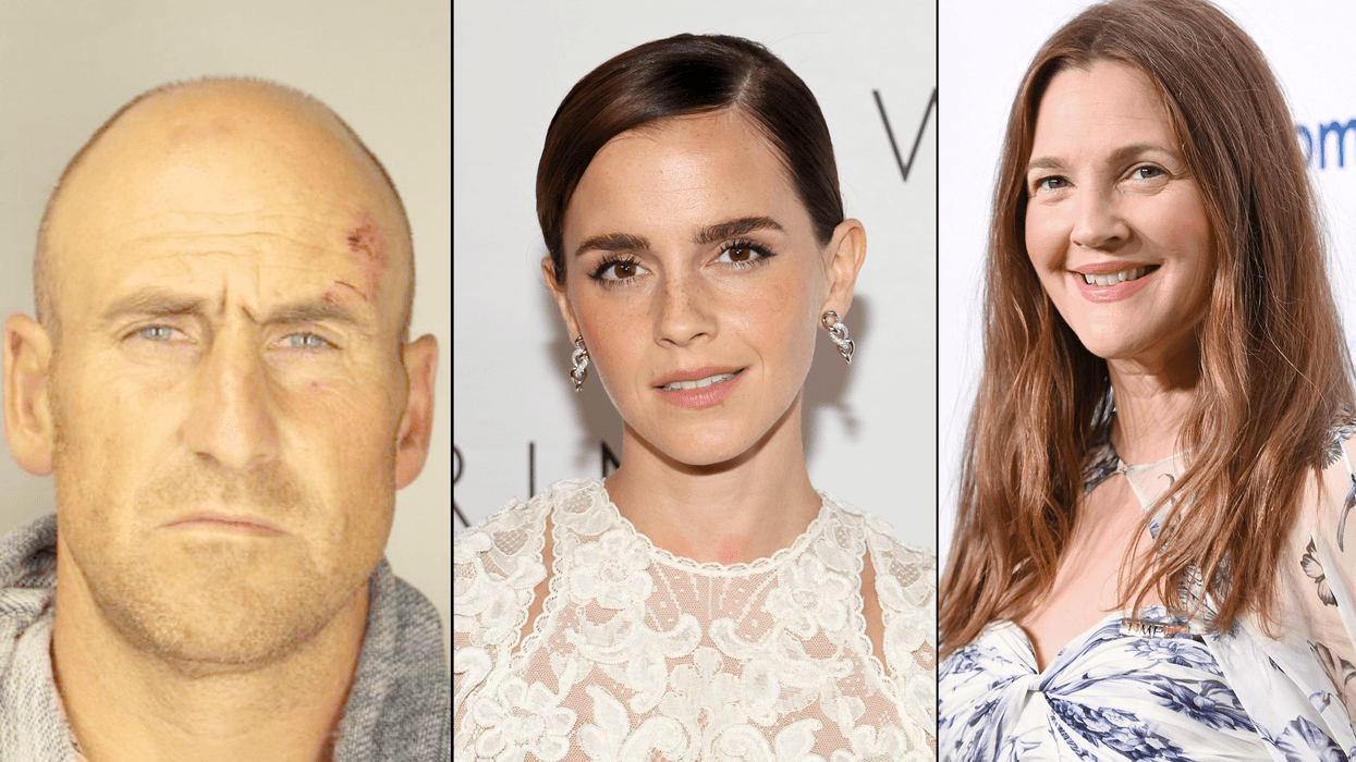 Left to right: Chad Michael Busto, Emma Watson and Drew Barrymore