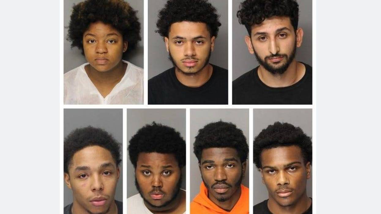 Left to right (top row): Janisse Moss, Dominic Dumos, Adulfattah Hamad. Left to right (bottom row): Samir Rashid, Migel Santiago, Oilaran Pernell, Julian Lyles.