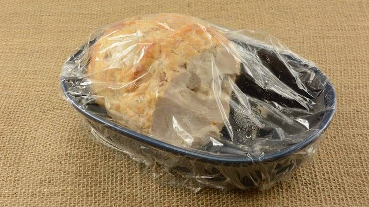 Leftovers from Thanksgiving roasted turkey breast