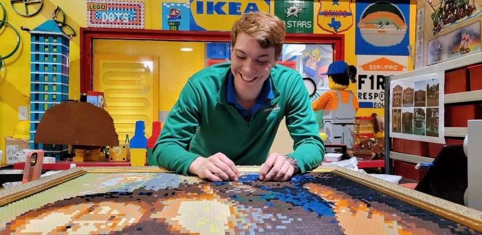 LEGOLAND Discovery Center unveils The Mona Lisa to celebrate World Art Day