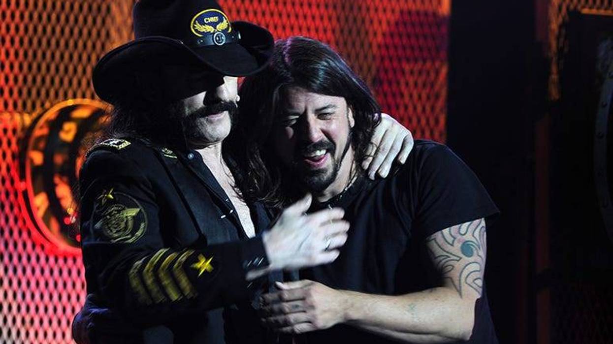 Lemmy Kilmister and Dave Grohl