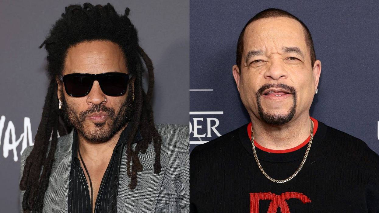 Lenny Kravitz and Ice-T