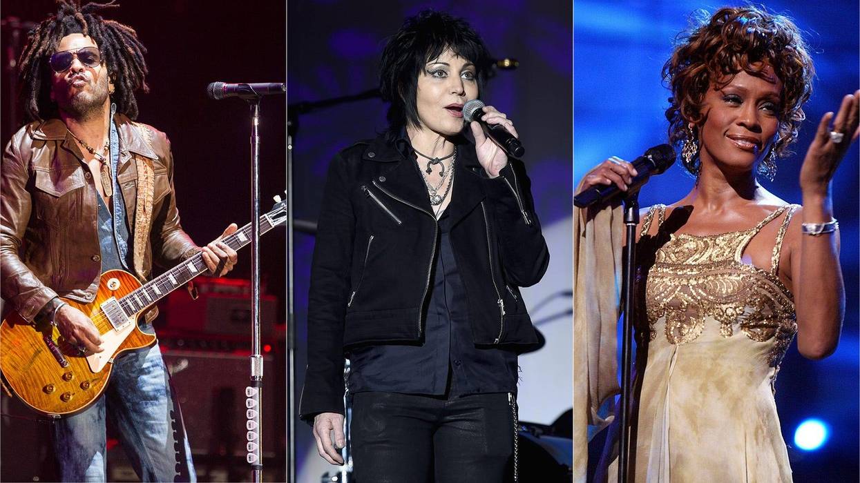 Lenny Kravitz, Joan Jett, Whitney Houston