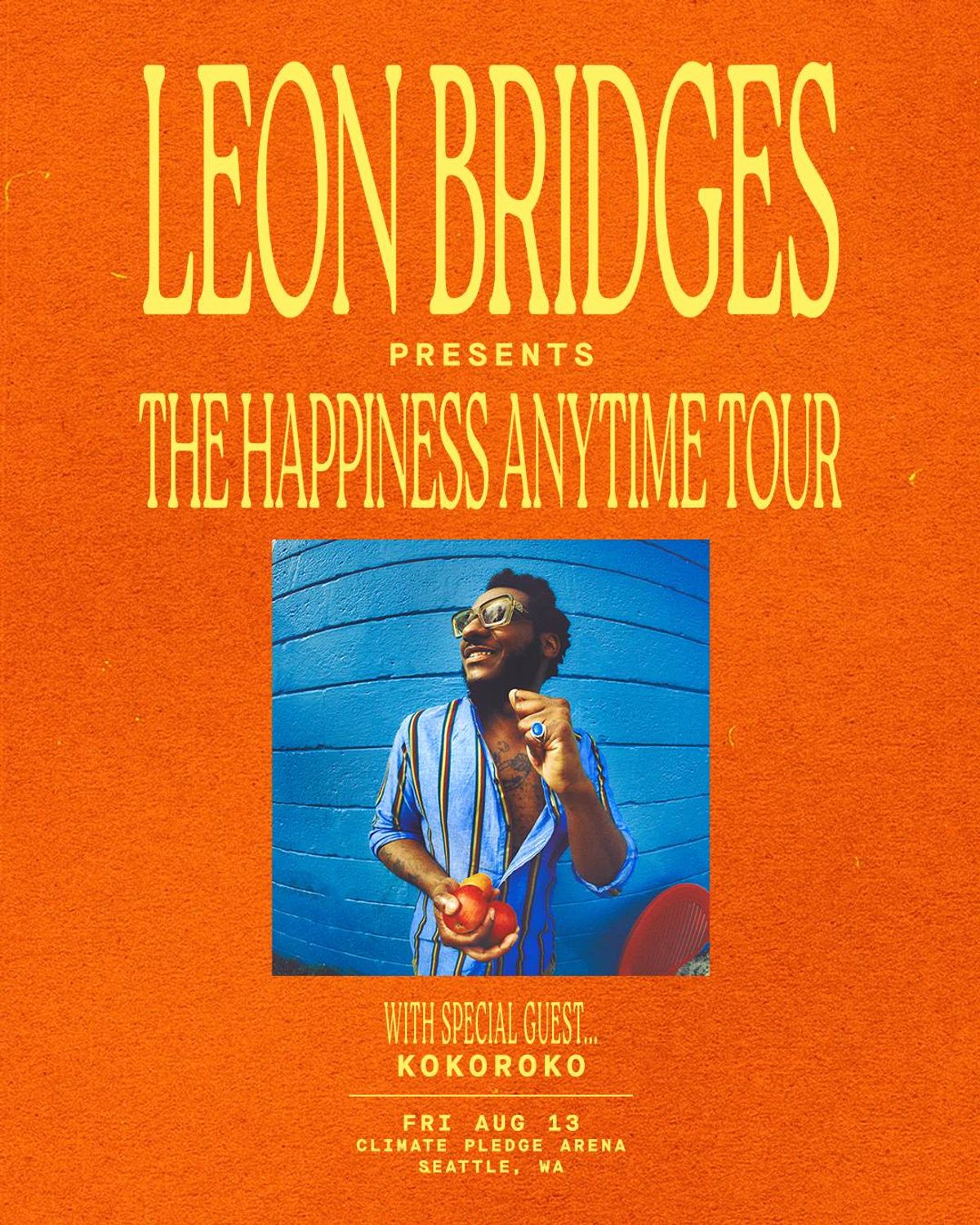 Leon Bridges at Climate Pledge Arena