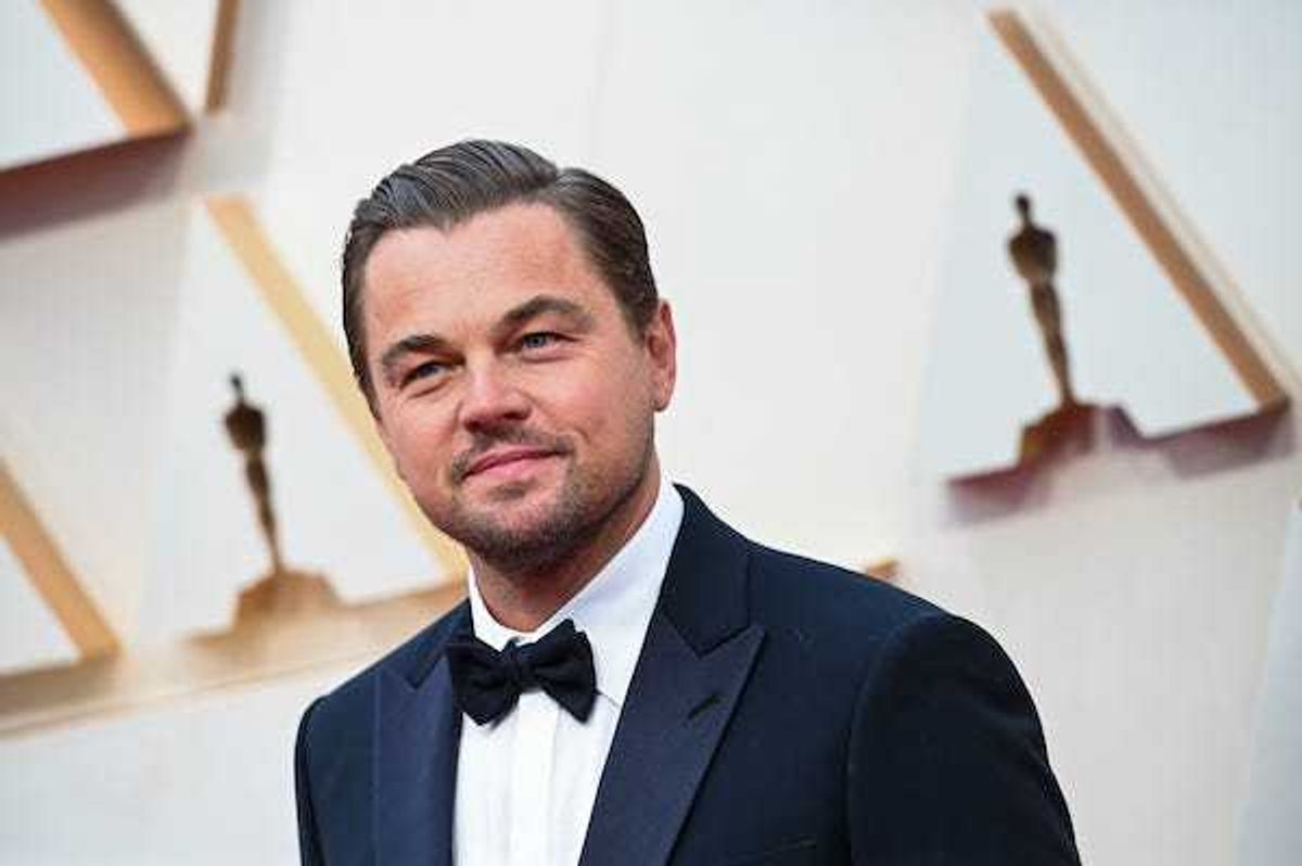 Leonardo DiCaprio walking on the red carpet at the 92nd Annual Academy Awards