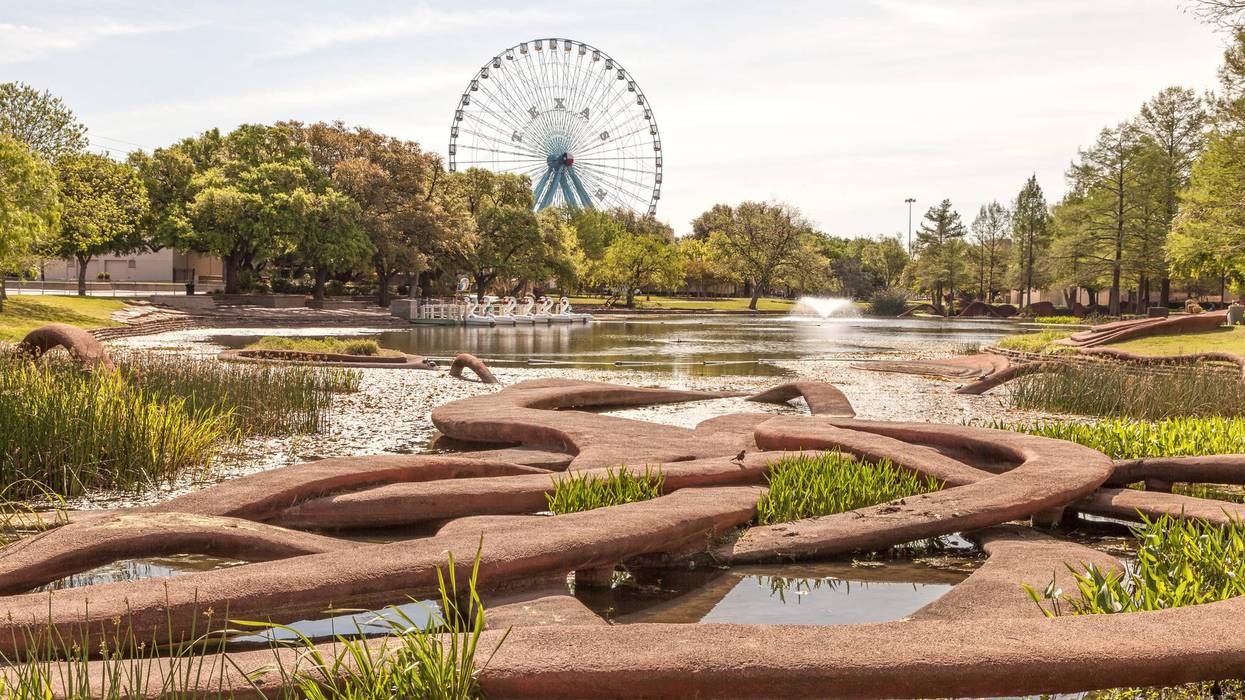 Leonhardt Lagoon at the Fair Park, Dallas