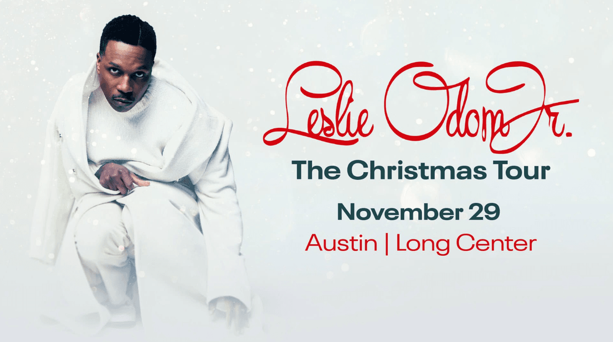 Leslie Odom Jr The Christmas Tour November 29 at Long Center