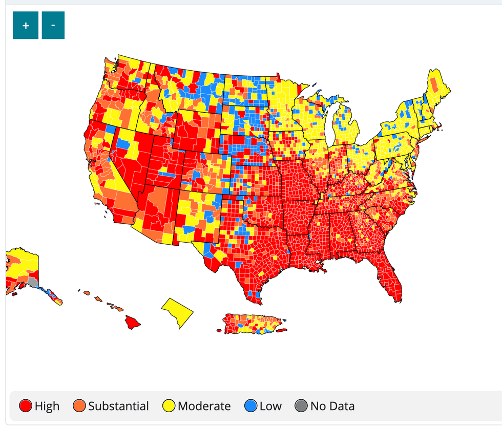 Level of Community Transmission