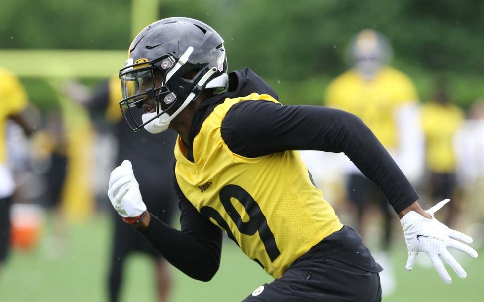 Levi Wallace at practice