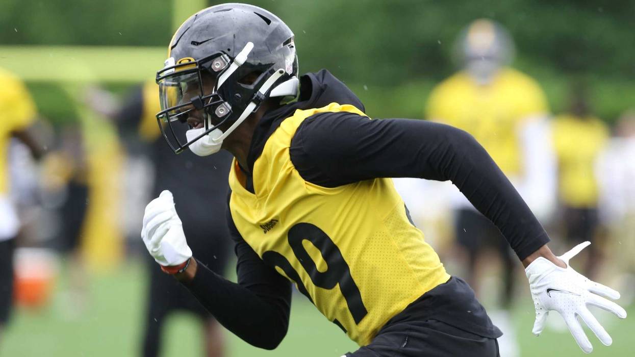 Levi Wallace at practice