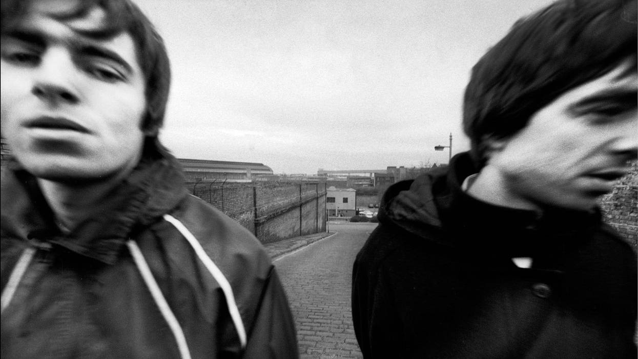 Liam and Noel Gallagher of Oasis