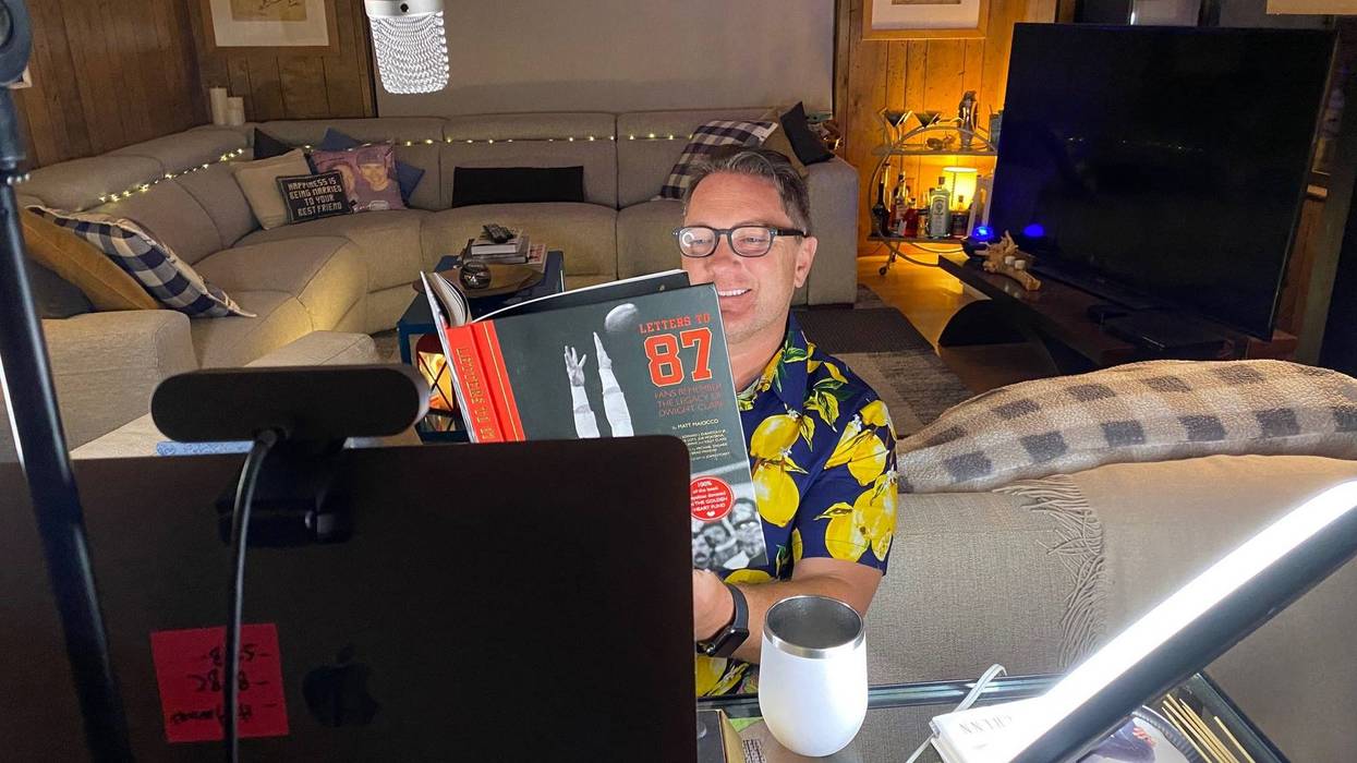 Liam enjoys "Letters to 87."