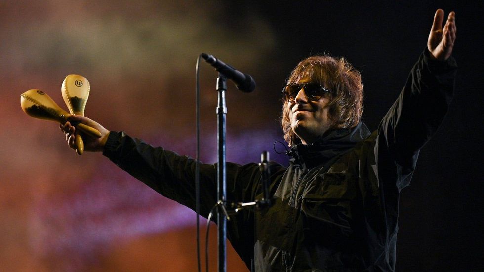 Liam Gallagher fell out of a helicopter and Oasis is still not getting back together