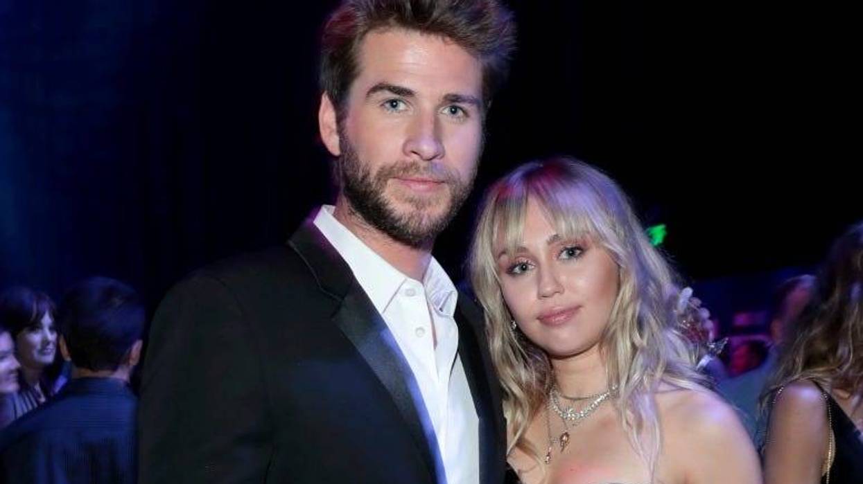 Liam Hemsworth and Miley Cyrus attend the Los Angeles World Premiere of Marvel Studios' 'Avengers: Endgame'