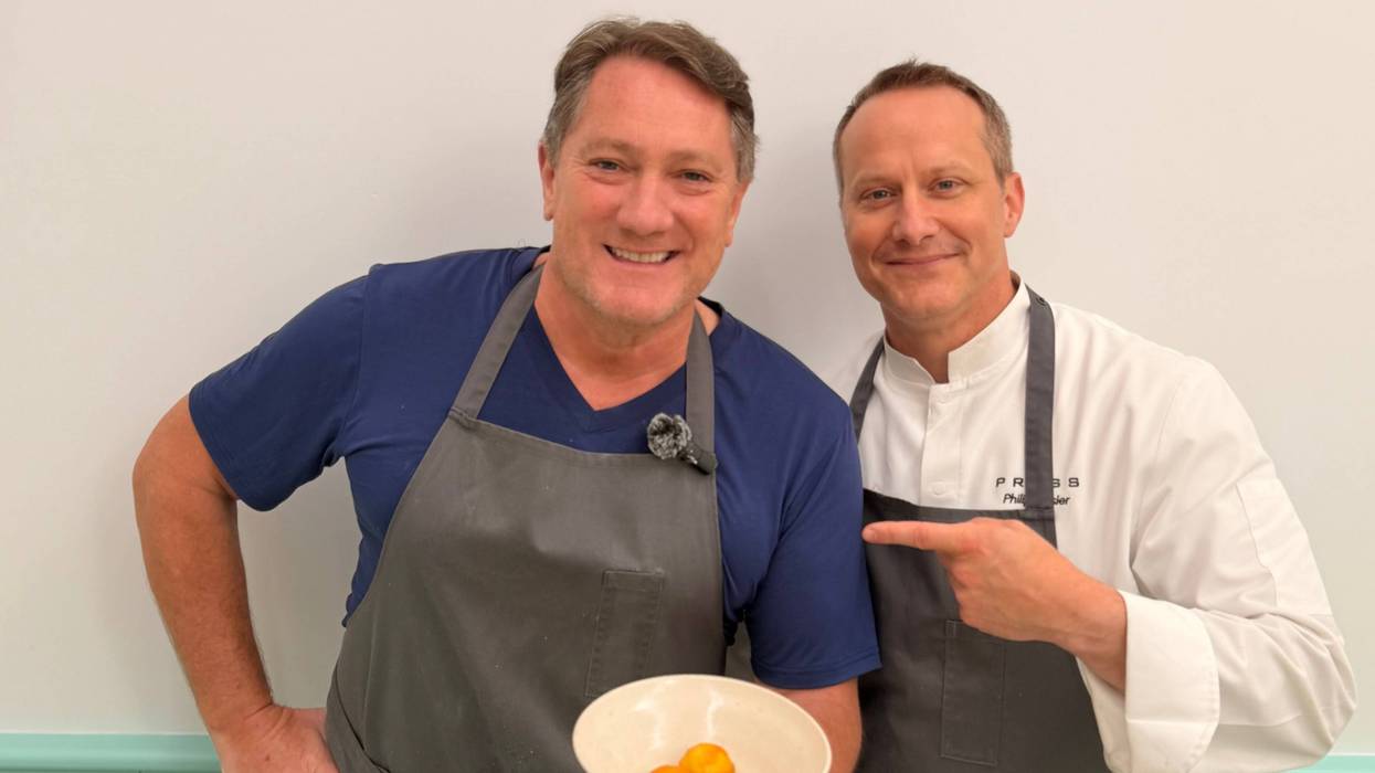 Liam Mayclem with Chef Philip Tessier Under-Study, Napa