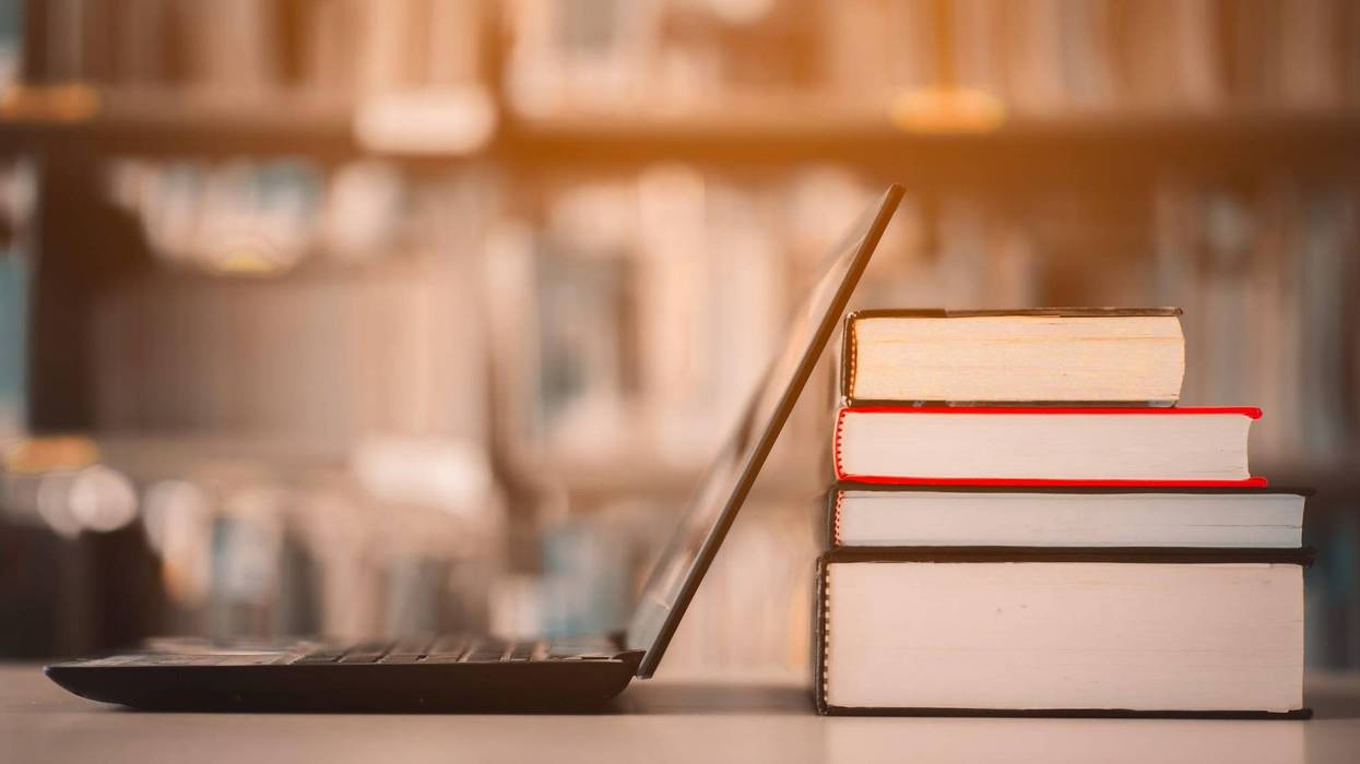 Library books