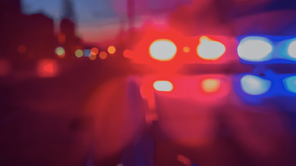 lights at crash scene