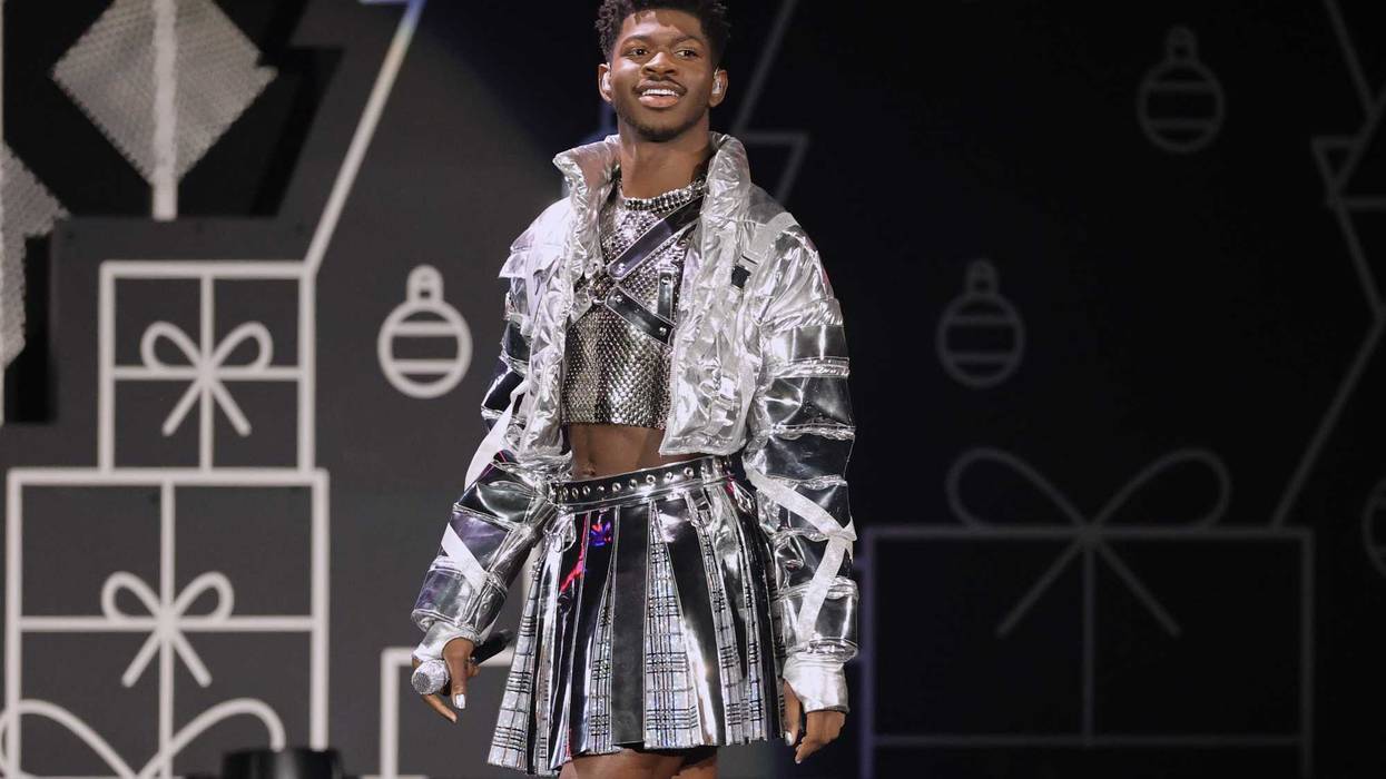 Lil Nas X performs at the iHeartRadio 102.7 KIIS FM's Jingle Ball 2021, a music festival in Los Angeles, CA.