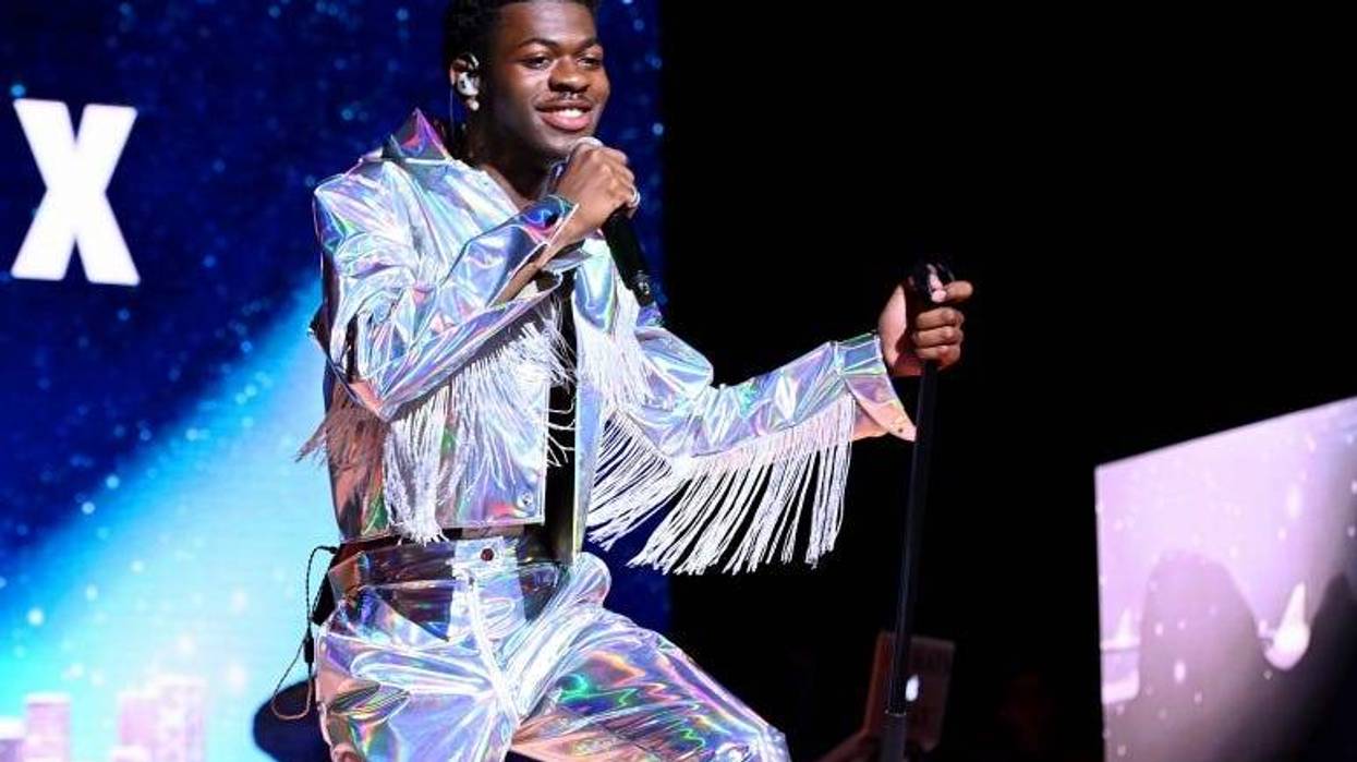 Lil Nas X performs on stage during Internet Live By BuzzFeed at Webster Hall