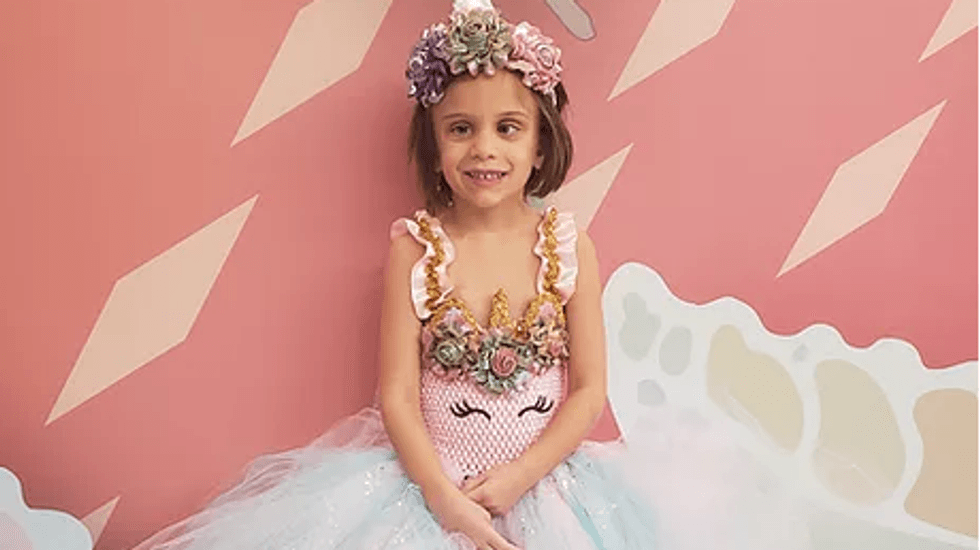 Lilli wore a different princess dress to each of her chemotherapy treatments.